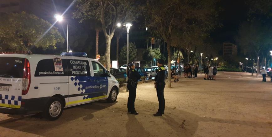 Dispositiu de control de la Guàrdia Urbana