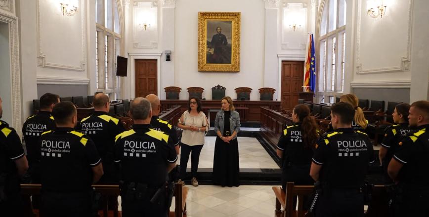 Recepció als nous agents de la Guàrdia Urbana Recepció als nous agents de la Guàrdia Urbana