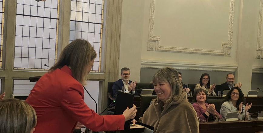 Meritxell Barberà prèn possessió del càrrec de regidora Meritxell Barberà prèn possessió del càrrec de regidora