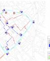 Plànol de les vies preferents per a bicicletes al nucli antic de Reus