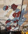 Imatge del mural que s'ha realitzat coincidint amb el procés participatiu del Consell de Joves a Secundària