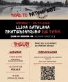 Cartell lliga catalan skate prova Reus