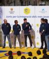 Imatge de l'acte d'estrena del Cruyff Court Sergi Roberto