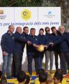 Imatge de l'acte d'estrena del Cruyff Court Sergi Roberto