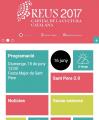 Captura de pantalla de l'App de la Festa Major de Sant Pere de Reus