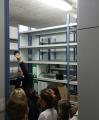 Visita a la sala de suports espacials