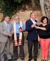 Imatge de l'acte de presentació de les millores realitzades al barri Montserrat