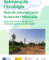CARTELL RUTA PER LA RIERA DE L'ABEURADA