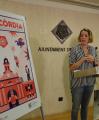 Imatge de la presentació del cartell de les Festes de Misericòrdia amb Montserrat Caelles i Marina Sans