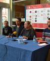 Imatge de la conferència de premsa de presentació de la nova programació del Teatre Bartrina