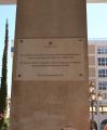 Placa commemoració bombardejos Guerra civil