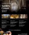 Cartell del Festival de Música de Santes Creus 2017