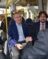 Foto de la presentació del bus exprés.cat entre Reus i Salou