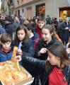 Foto del solstici d’hivern al carrer del Vidre