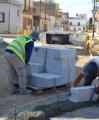 Foto dels treballs de remodelacoó dels carrers del barri de Sol i Vista