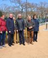 Foto de la visita a la zona d'esbarjo de gossos del barri Gaudí