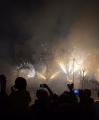 Imatge dels focs posteriors a la Tronada 2017