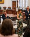 Visita institucional del conseller d'Empresa i Treball, Miquel Sàmper Rodríguez