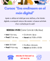 Cartell del curs de formació Més Digitals