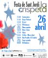 Cartell Festa de Sant Jordi de La Crispeta