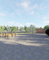 Imatge virtual del projecte d'una nova àrea de biodiversitat a la zona del barranc de Calderons
