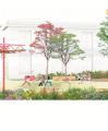 Infografia refugi climàtic escola Pompeu Fabra