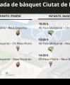 Horaris jornada de bàsquet