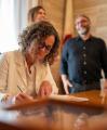 Visita institucional de la consellera de Cultura, Sònia Hernández