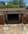 Obres de construcció de l'estació de Bellissens