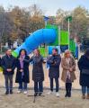 Inauguració de l'àrea de jocs de la plaça d'Europa