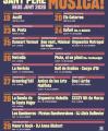 Cartell de la programació musical de Sant Pere 2026