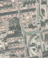 Àmbit del projecte de remodelació del carrer Dr Ferran fase 2