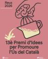 Cartell 13è Premi d'Idees per Promoure l'Ús del Català