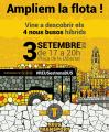 Cartell de la presentació de la nova flota de busos de Reus Transport