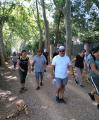 Caminada usuaris Centres Cívics al passeig de la Boca de la Mina