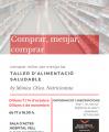 Cartell taller comprar, menjar, comprar