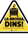 Enganxina «La brossa, dins!»