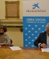 Signatura conveni obra social La Caixa