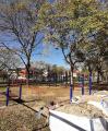 Obres d'instal·lació del parc de cal·listènia a Mas Iglesias