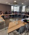 Visita de la consellera d'Igualtat i Feminisme, Tània Verge al Casal de les Dones