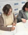 Signatura del conveni de la cessió de la digitalització del fons sonor de Ràdio Reus