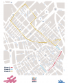 Mapa del desplegament del projecte Reus Espais Vius