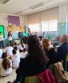 Visita programa cooperativisme escola Cèlia Artiga