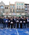 Inauguració de la pista de pàdel del Mercadal.