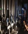 Diferents actuacions de manteniment a l'escenari