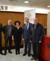 Imatge regidora Vilella, president Fundació Port Aventura i representants entitats del programa gestió alimentària