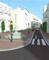Imatge virtual de la nova plaça de la Sang