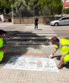 Senyalització viària inclusiva amb pictogrames al CEE Font del Lleó