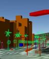 Imatge de la cartografia en 3D a vista de vianant