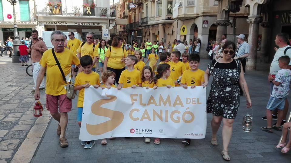  Sant Pere 2021: Recepció de la Flama del Canigó a l'Ajuntament de Reus i lectura del manifest